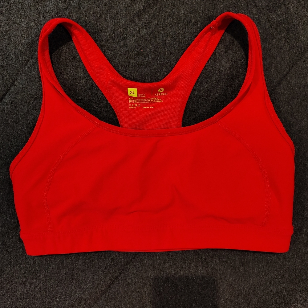 Xersion Vibrant Red Sports Bra